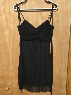 Morgan 4 Ever Black Spaghetti Strap Dress